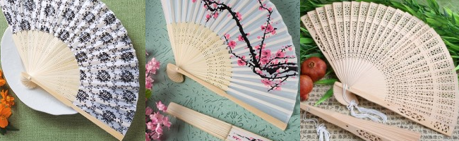 marturii nunta evantai