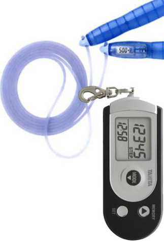 pedometru digital si coarda fitness