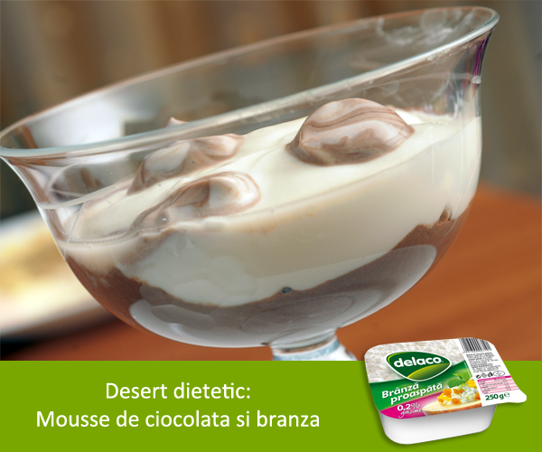 mousse de ciocolata si branza