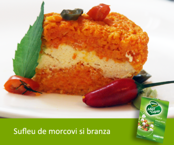 sufleu de morcovi si branza