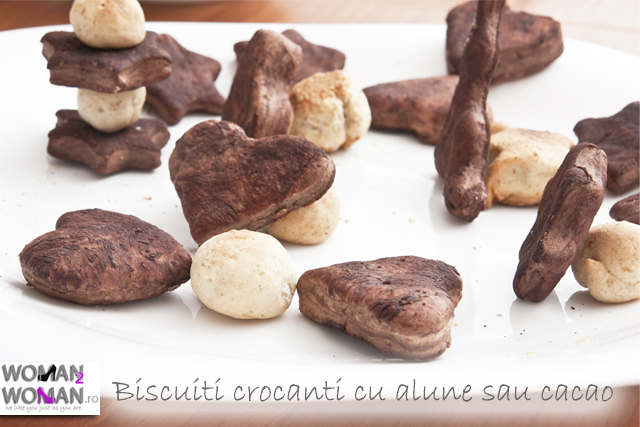 Biscuiti crocanti cu cacao