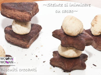 Biscuiti crocanti cu cacao