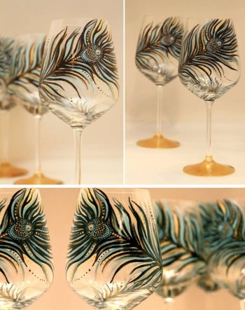 Roxana Cernea - pahare pictate - Roxana Cernea - Pictez Pereti