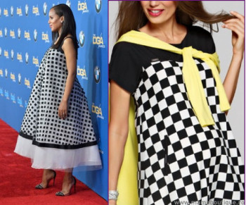 alb negru imprimeuri mari