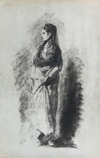 Nicolae Grigorescu_Femeia cu Voal
