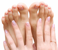 parafina maini si picioare Manichiura in tendite in 2014