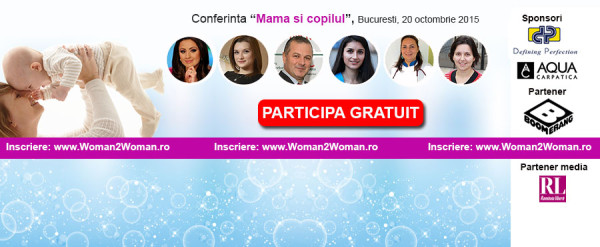 Conferinta "Mama si copilul", 20 octombrie 2015