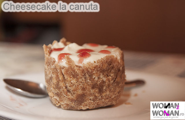 Cheesecake la canuta - fara coacere