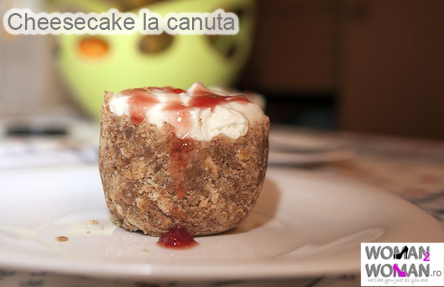 Cheesecake la canuta - fara coacere