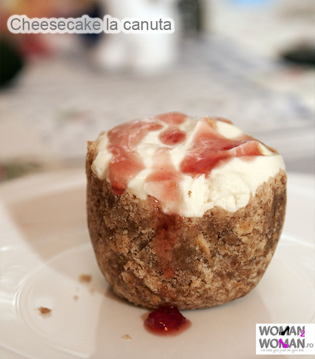 Cheesecake la canuta - fara coacere