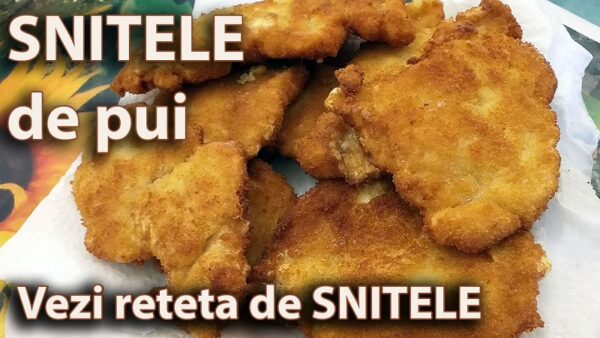 Snitele de pui cu pesmet