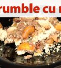 Crumble de mere cu nuca macinata